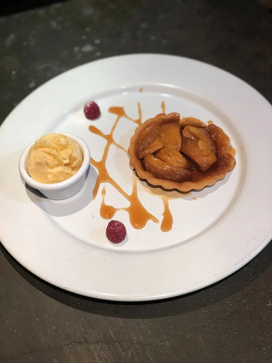 Tarte Tatin, glace
